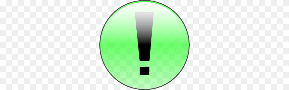 Attention Green Clip Art, Disk Png