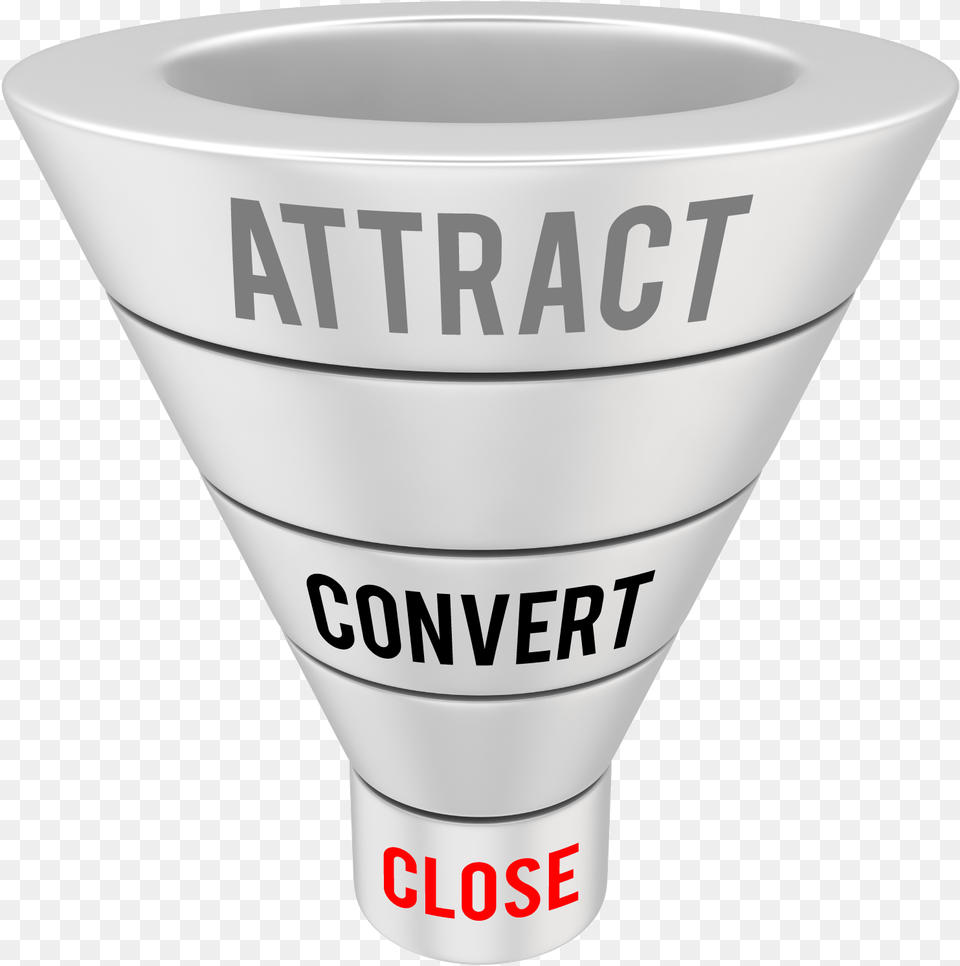 Attract Convert Close, Cone, Mailbox Free Png