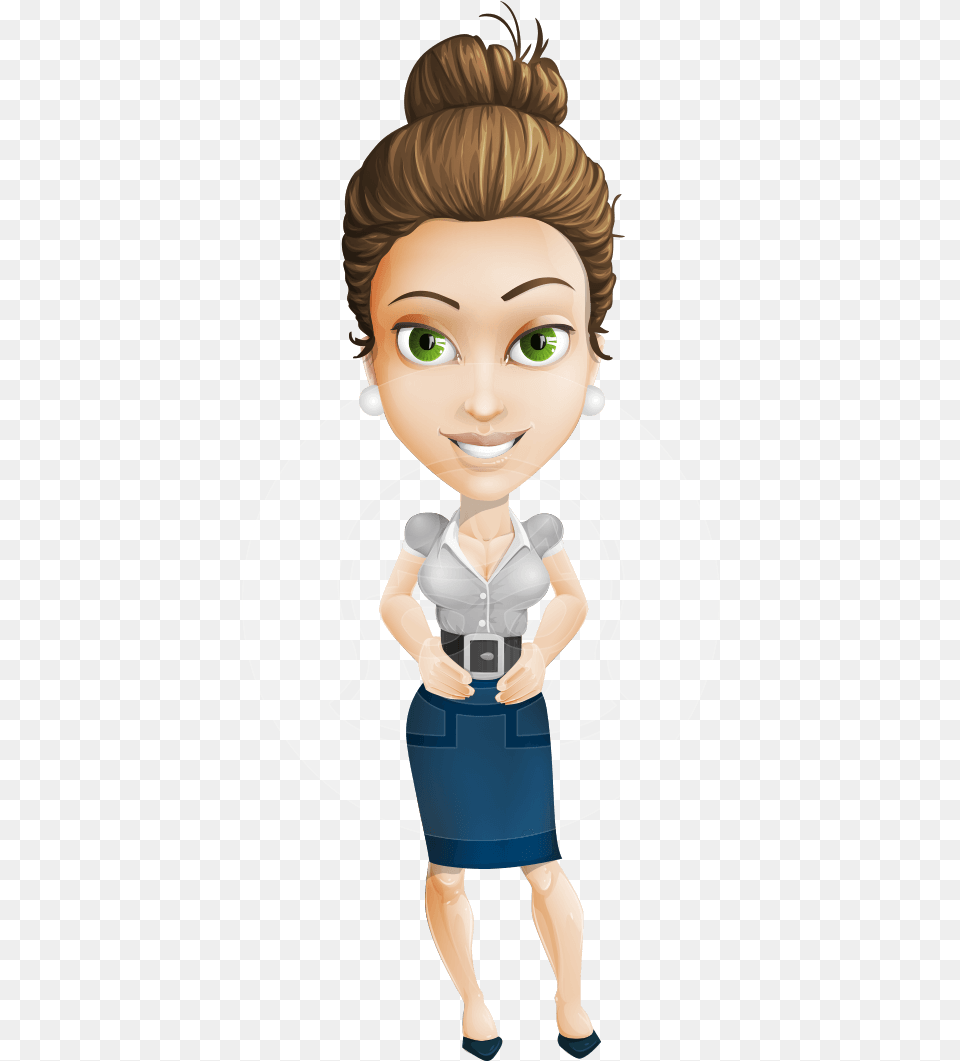 Attractive Business Woman Cartoon Character Set Ultimate Vector Woman Cartoon, Photography, Baby, Person, Head Png Image