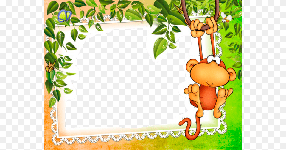 Attractive Kids Pictures Frames In Photo 1mobile Com Kids Frames, Plant, Vegetation, Jungle, Nature Free Png Download