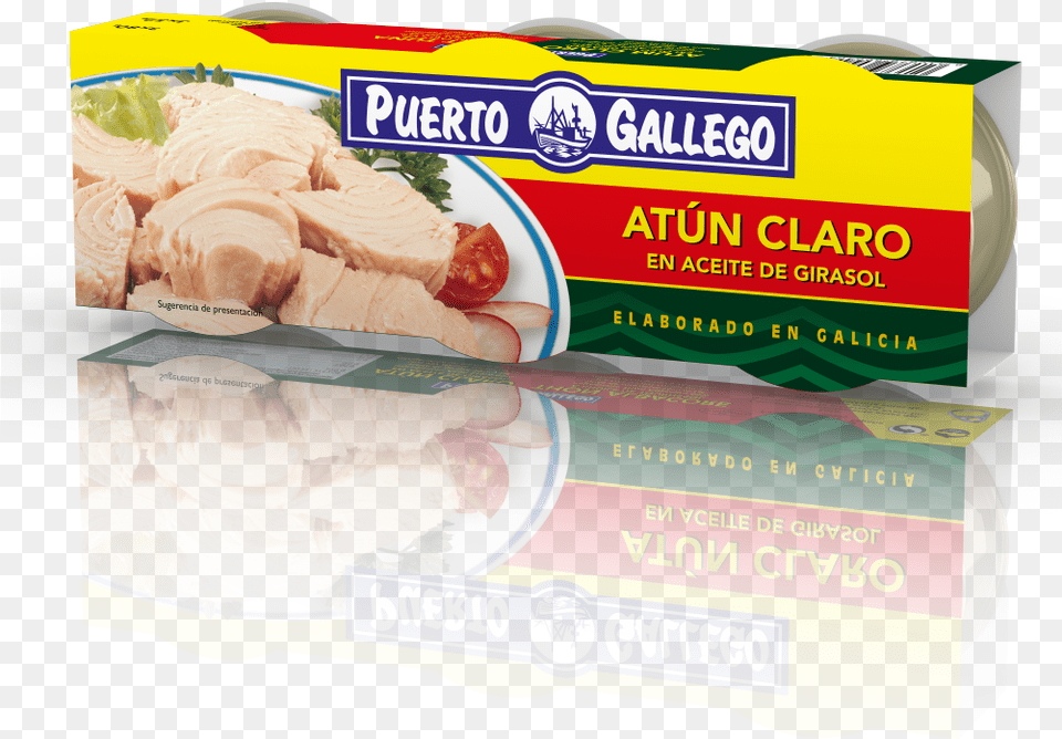 Atun Claro Pack 3 Girasol Puerto Gallego Convenience Food, Meal, Lunch, Sliced, Blade Free Transparent Png