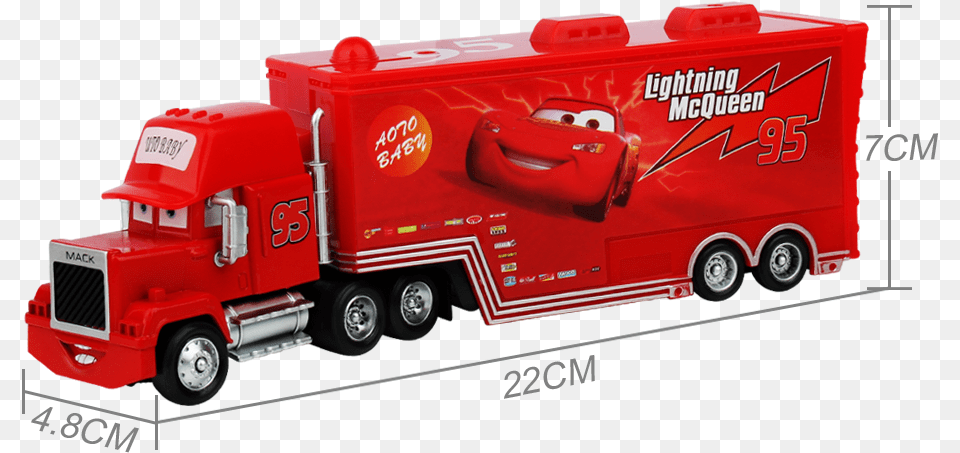 Au Pixar Cars 2 No Lightning Mcqueen, Trailer Truck, Transportation, Truck, Vehicle Free Png