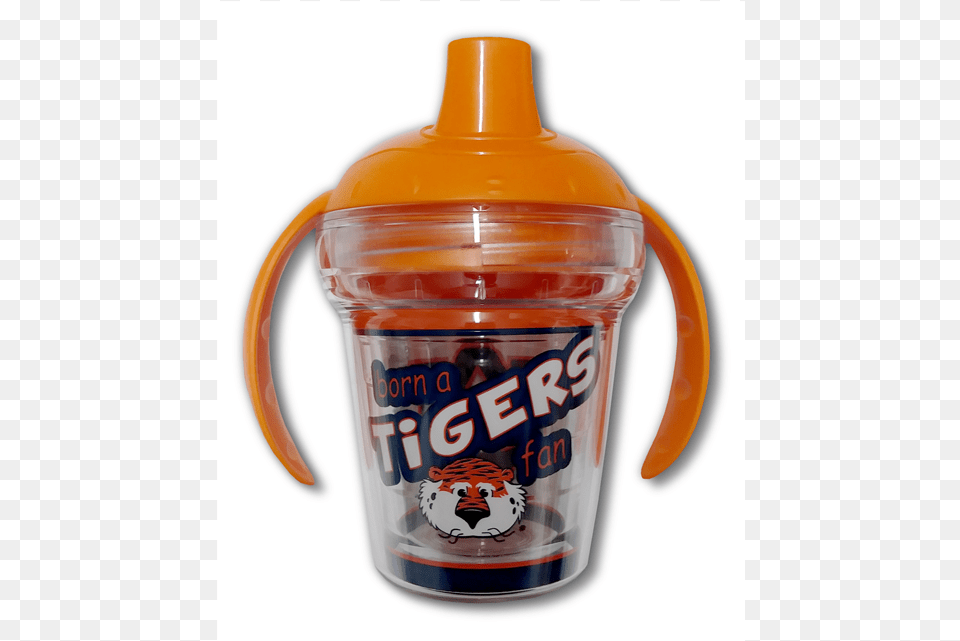 Au Sippy Cup With Orange Top And Handles Sippy Cup, Bottle, Shaker Png Image