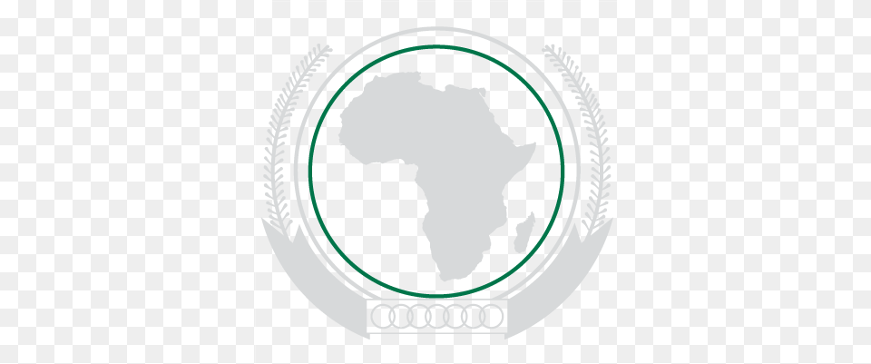 Au Symbols And Anthem African Union Logo White, Emblem, Symbol, Head, Face Png
