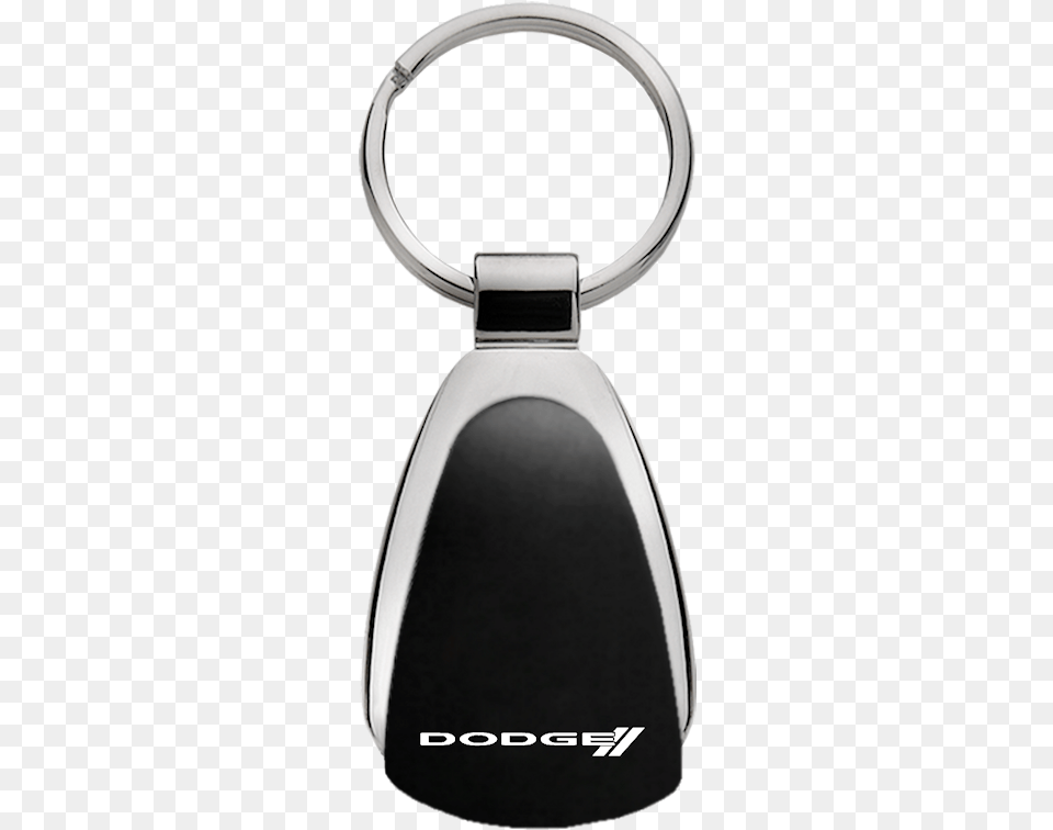 Au Tomotive Gold Dodge Stripe Logo Black Teardrop Key Fob Chrysler 300c Key Chain, Cowbell Png Image
