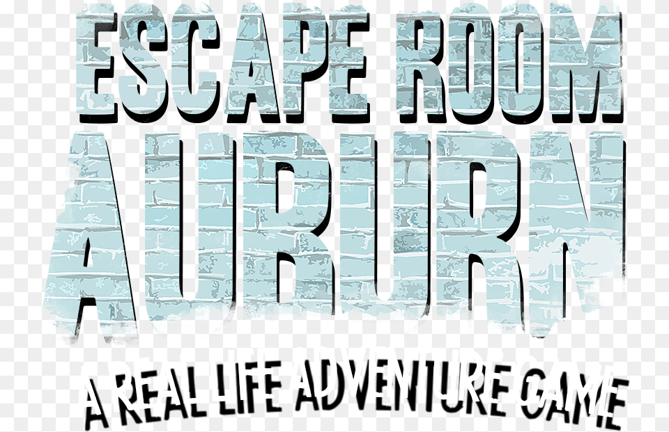 Auburn Escape Room Logo Calligraphy, Brick, Advertisement, Poster, Text Free Png
