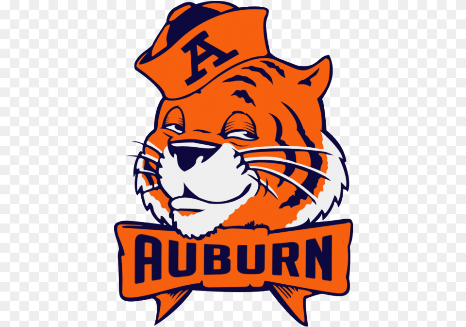 Auburn Tigers Old Logo, Baby, Person, Face, Head Free Transparent Png