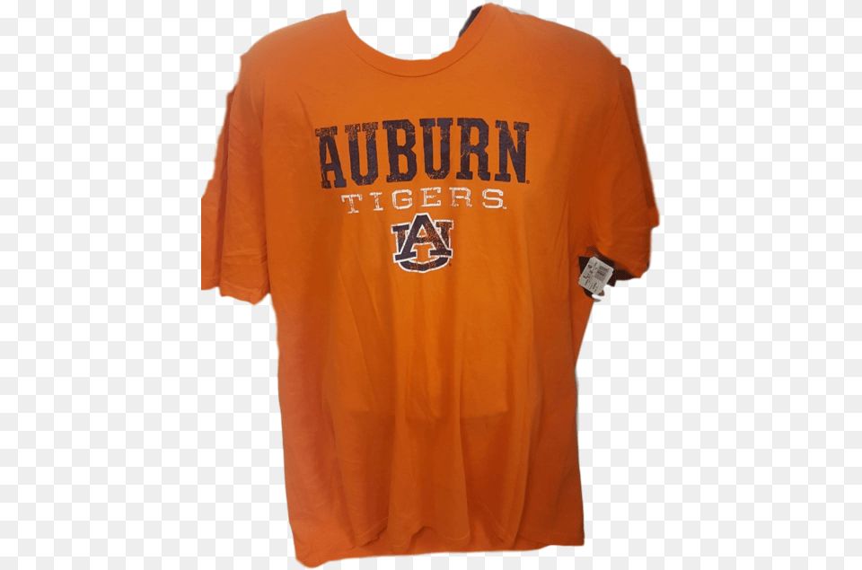 Auburn Tigers Tee Shirt Orange Active Shirt, Clothing, T-shirt, Jersey Free Transparent Png