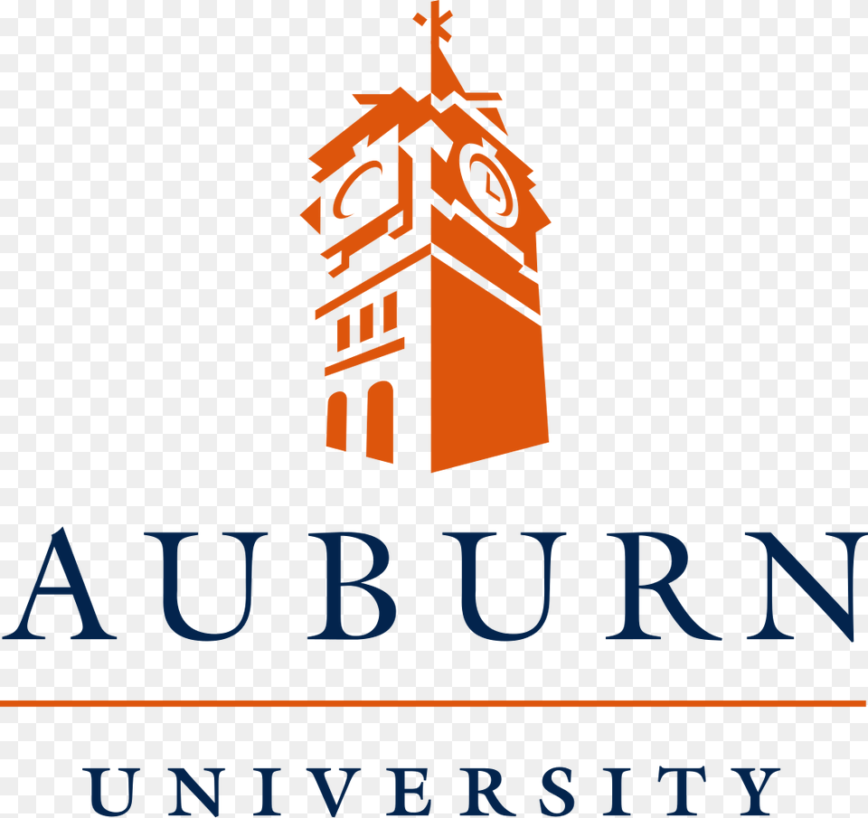 Auburn University Logo, Architecture, Building, Clock Tower, Tower Free Transparent Png