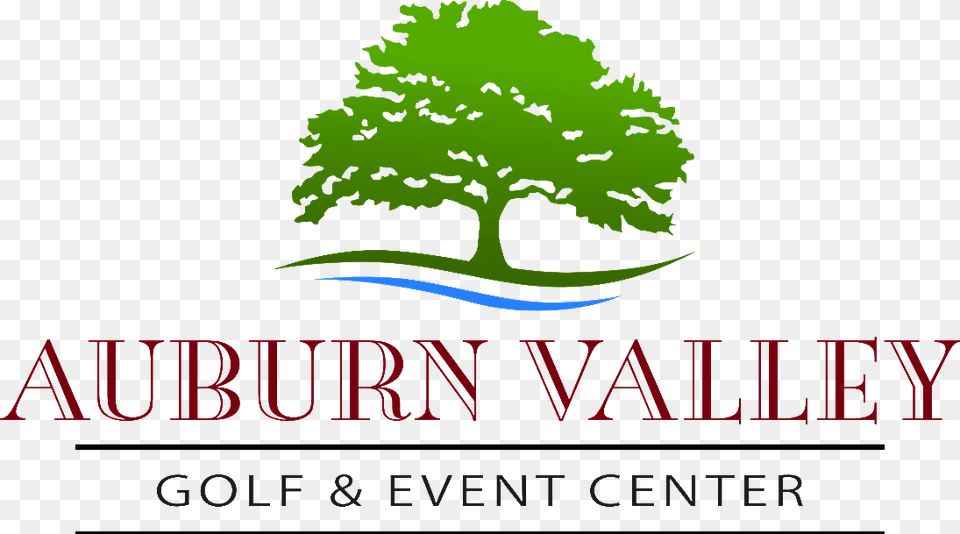 Auburn Valley Golf Club Logo Oak, Vegetation, Tree, Plant, Green Free Transparent Png