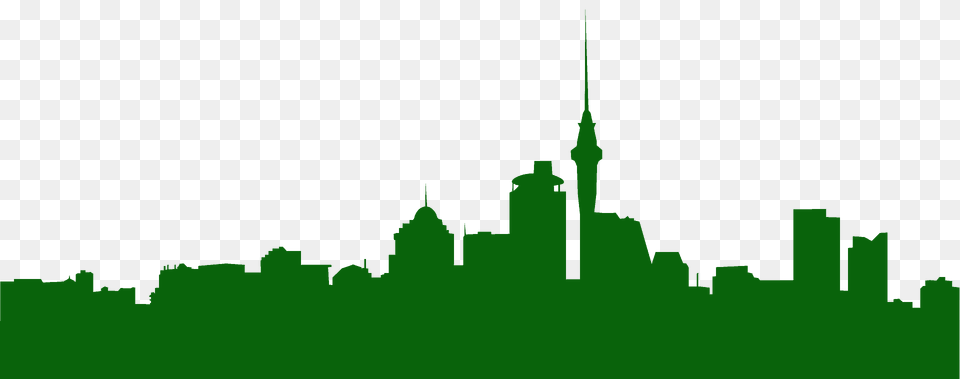 Auckland Skyline Silhouette, Architecture, Tower, Spire, Urban Png