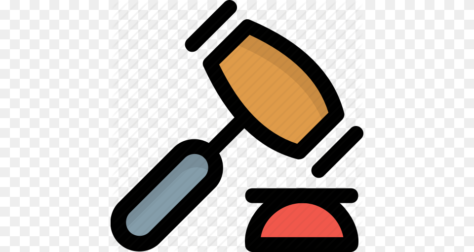 Auction Bidding Gavel Law Mallet Icon, Magnifying Png