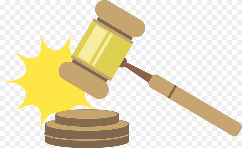 Auction Hammer Or Gavel Clipart, Device, Tool, Mallet Free Png