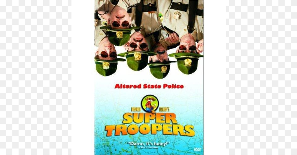 Auction Super Troopers Dvd 2006, Advertisement, Poster, Produce, Food Free Transparent Png