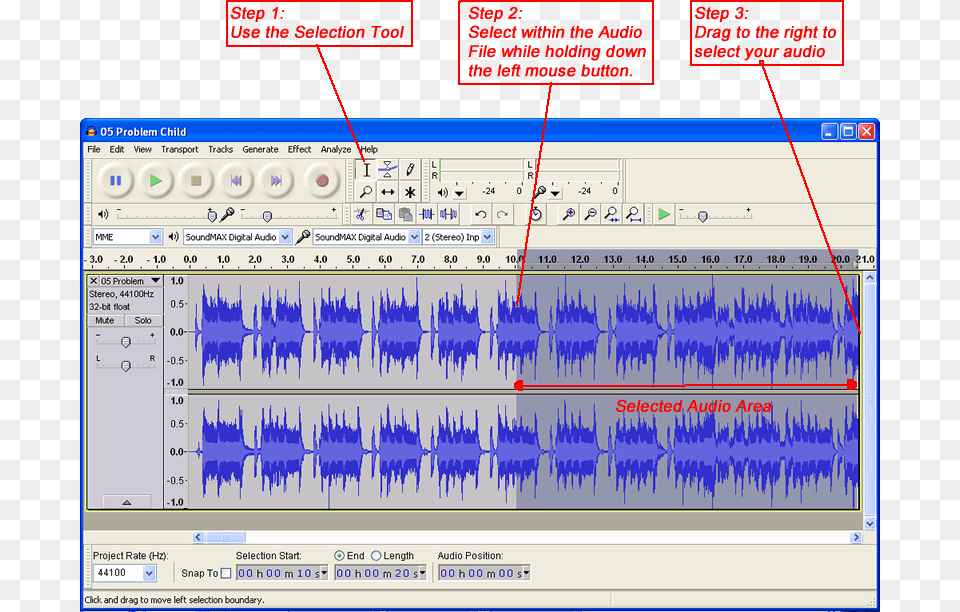 Audacity Delete Key, Electronics, Chart, Plot Free Png Download