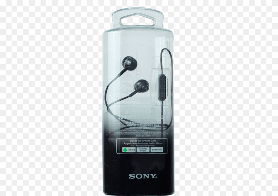 Audfonos Sony Manos Libres Negro Sony Corporation, Bottle, Electronics Free Transparent Png