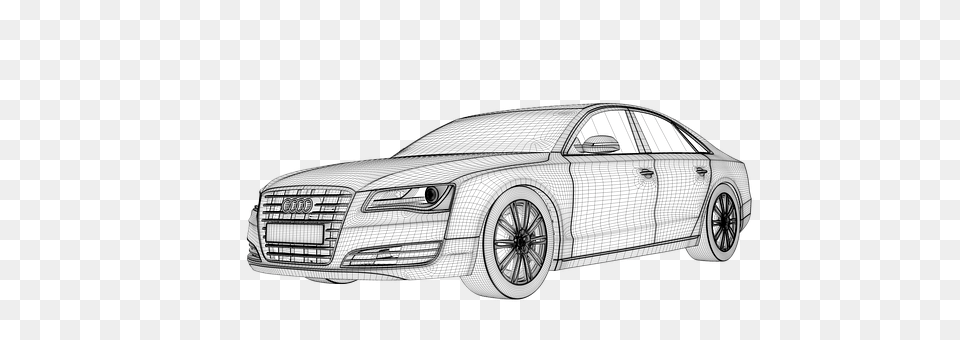 Audi Art, Car, Drawing, Transportation Png Image