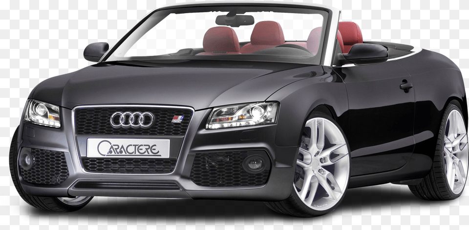 Audi A5 Black Convertible, Car, Transportation, Vehicle, License Plate Free Png Download