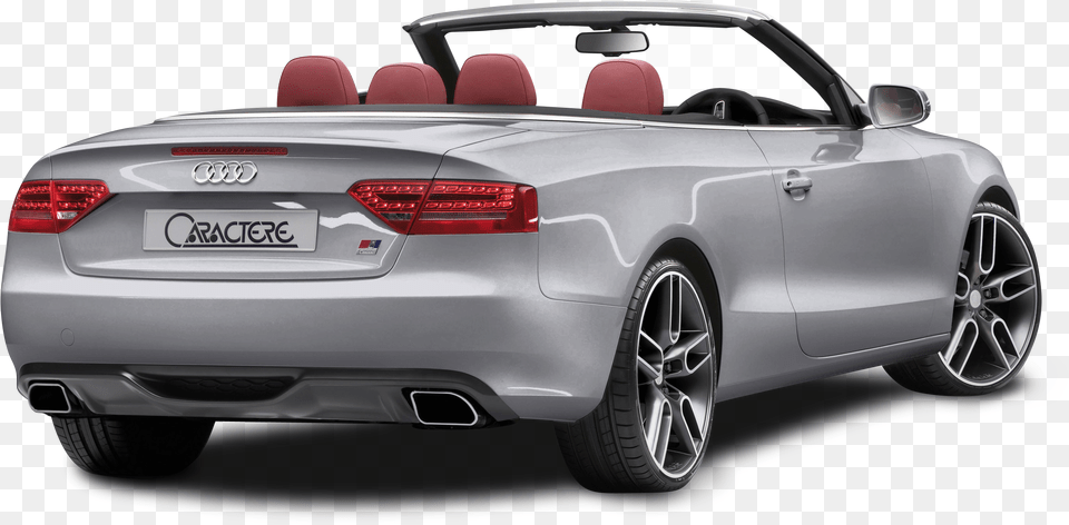 Audi A5 Cabrio Grey Back View Car Image Anti Trump Car Magnets, Convertible, Transportation, Vehicle, Chair Free Png
