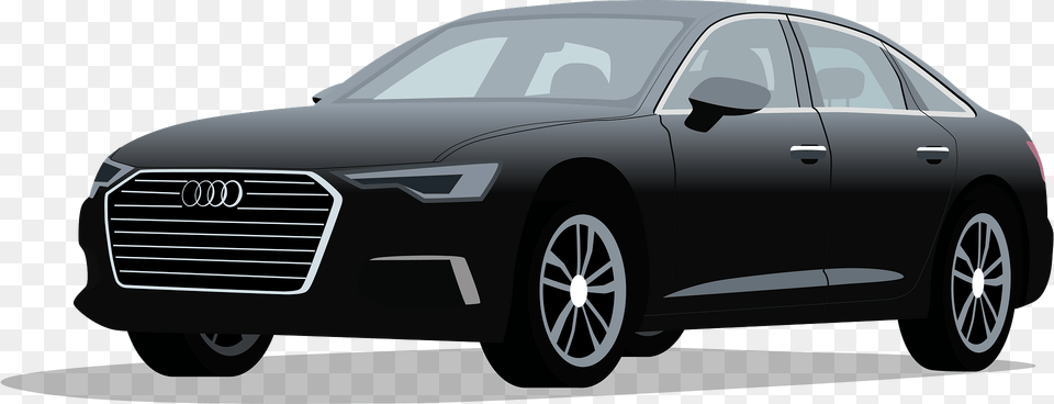 Audi A6 Clipart, Car, Vehicle, Transportation, Sedan Png