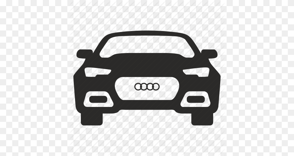 Audi Auto Car Front Model Sport View Icon, Coupe, Sports Car, Transportation, Vehicle Free Transparent Png