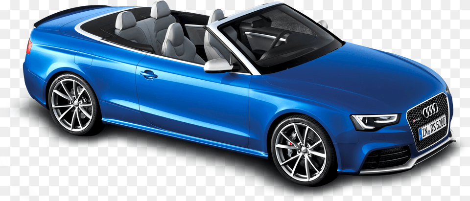 Audi Blue Car Car, Convertible, Transportation, Vehicle, Machine Png Image