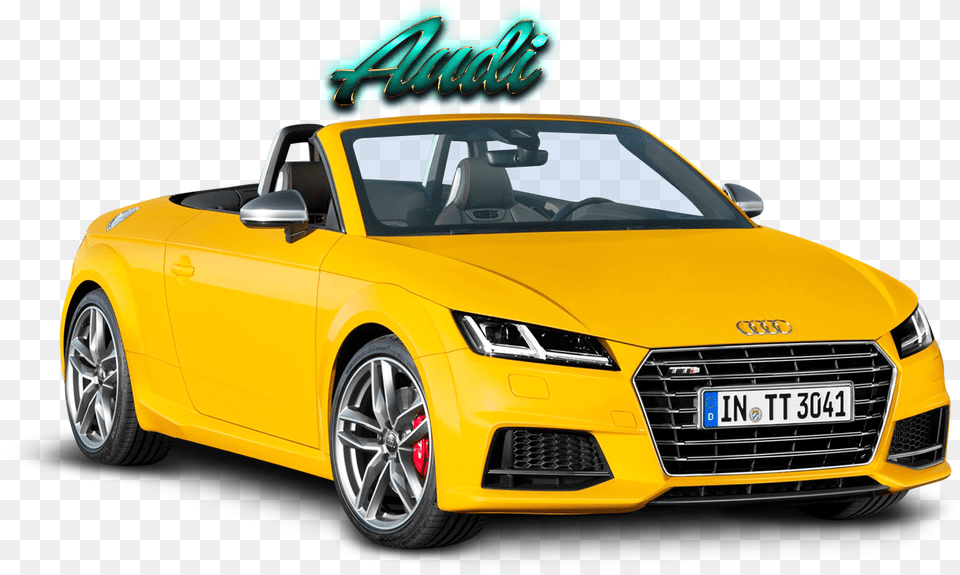 Audi Image Audi Tt Yellow Convertible, Car, Vehicle, Transportation, Wheel Png