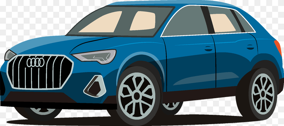 Audi Q3 Clipart, Car, Transportation, Vehicle, Machine Free Transparent Png