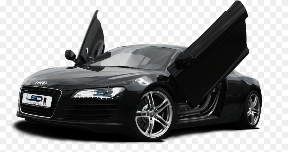 Audi R8 Black Matte Audi Car Background, Alloy Wheel, Vehicle, Transportation, Tire Free Png