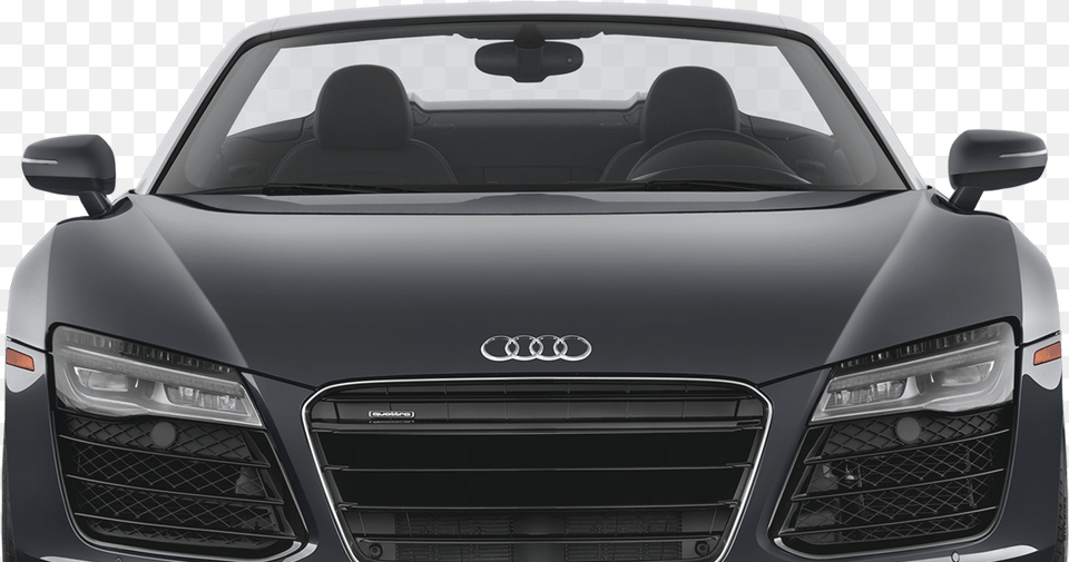 Audi R8 Front View Front Of Audi, Car, Transportation, Vehicle, Coupe Free Png Download