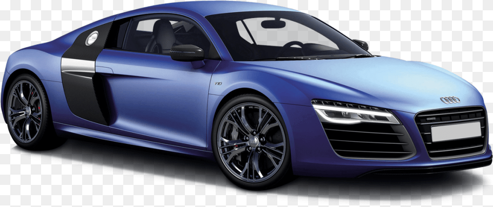 Audi R8 V10 Coupe Car Hire Front View, Wheel, Vehicle, Transportation, Machine Free Png