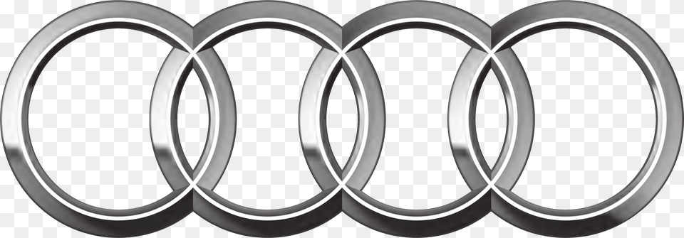 Audi Rings Logo, Platinum Free Png