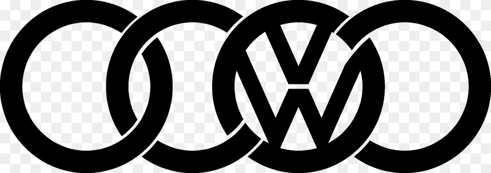 Audi Vw Logo, Gray Free Png