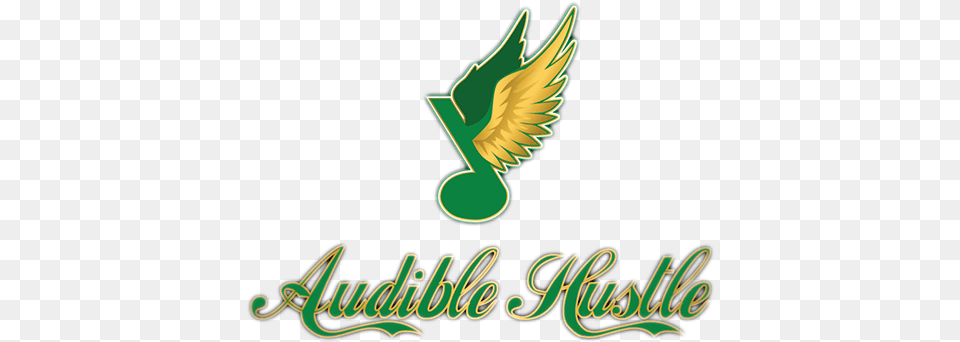 Audible Hustle Illustration, Logo, Text Png