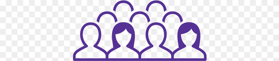 Audience Growth, Purple, Person Png Image
