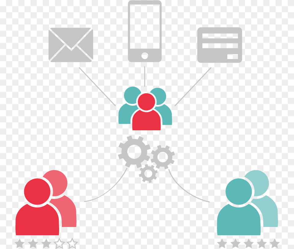 Audience Segmentation Icon Showing Division Of Users Audience Segmentation Icon, Person, Art, Graphics Png