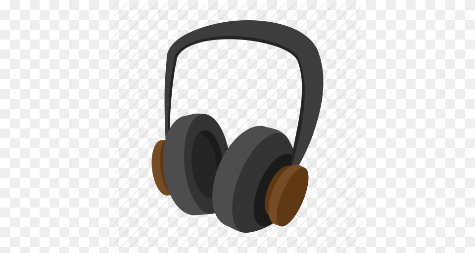 Audio Cartoon Headphones Music Pair Sound Stereo Icon, Electronics, Tape Free Transparent Png
