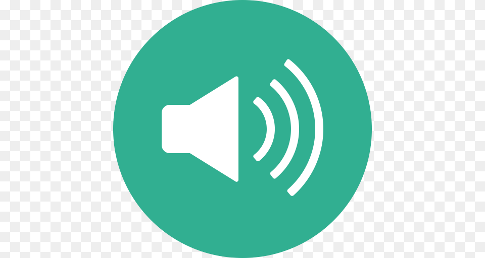 Audio Circle Music Sound Speaker Volume Icon, Lighting, Light, Disk, Sign Png Image