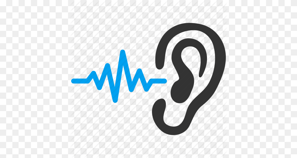 Audio Ear Eye Hearing Listen Sense Sound Icon, Text Png