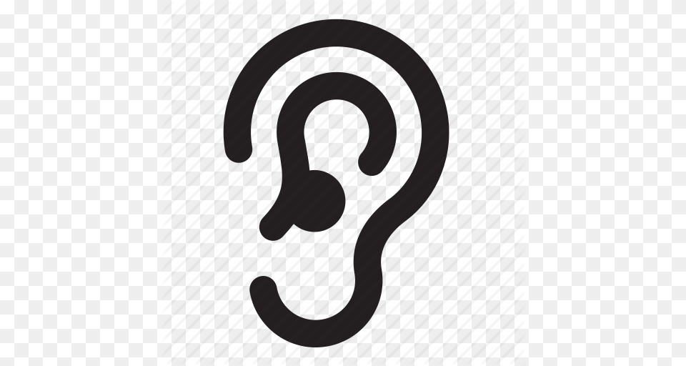 Audio Ear Listen Icon, Electronics, Hardware, Hook Png Image