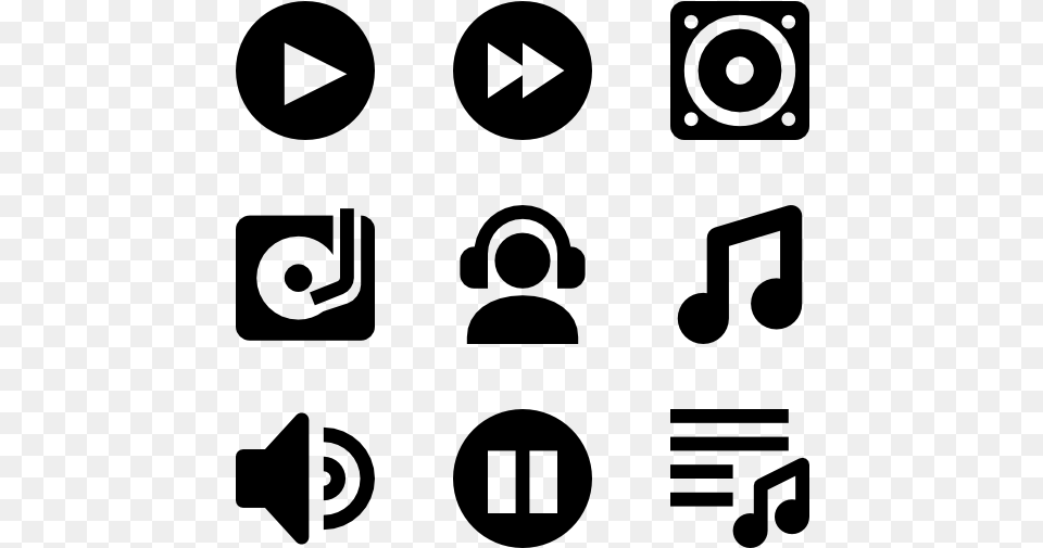 Audio Iconos Redes Sociales, Gray Free Transparent Png