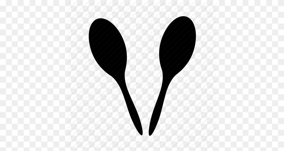 Audio Instrument Maraca Maracas Music Sound Icon, Cutlery, Spoon, Oars Free Png Download