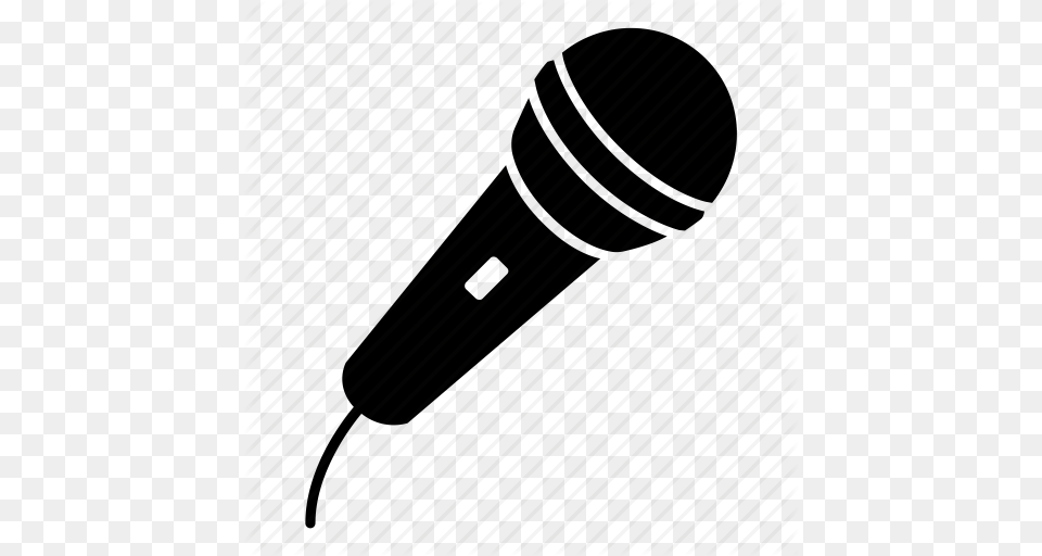 Audio Interview Karaoke Mic Microphone Singer Song Icon, Electrical Device Png Image
