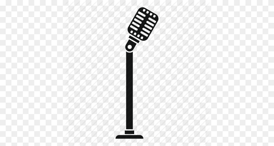 Audio Karaoke Microphone Record Speech Stand Studio Icon, Electrical Device, Indoors Free Png