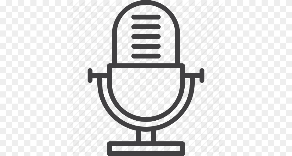 Audio Microphone Old Recorder Retro Voice Icon, Electrical Device Free Png