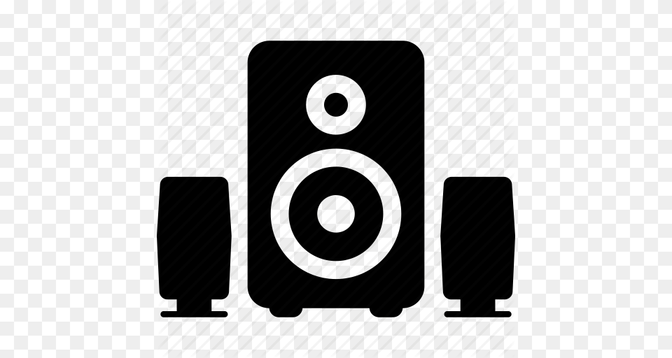Audio Music Sound Speaker Speakers Subwoofer Icon, Electronics, Architecture, Building Png
