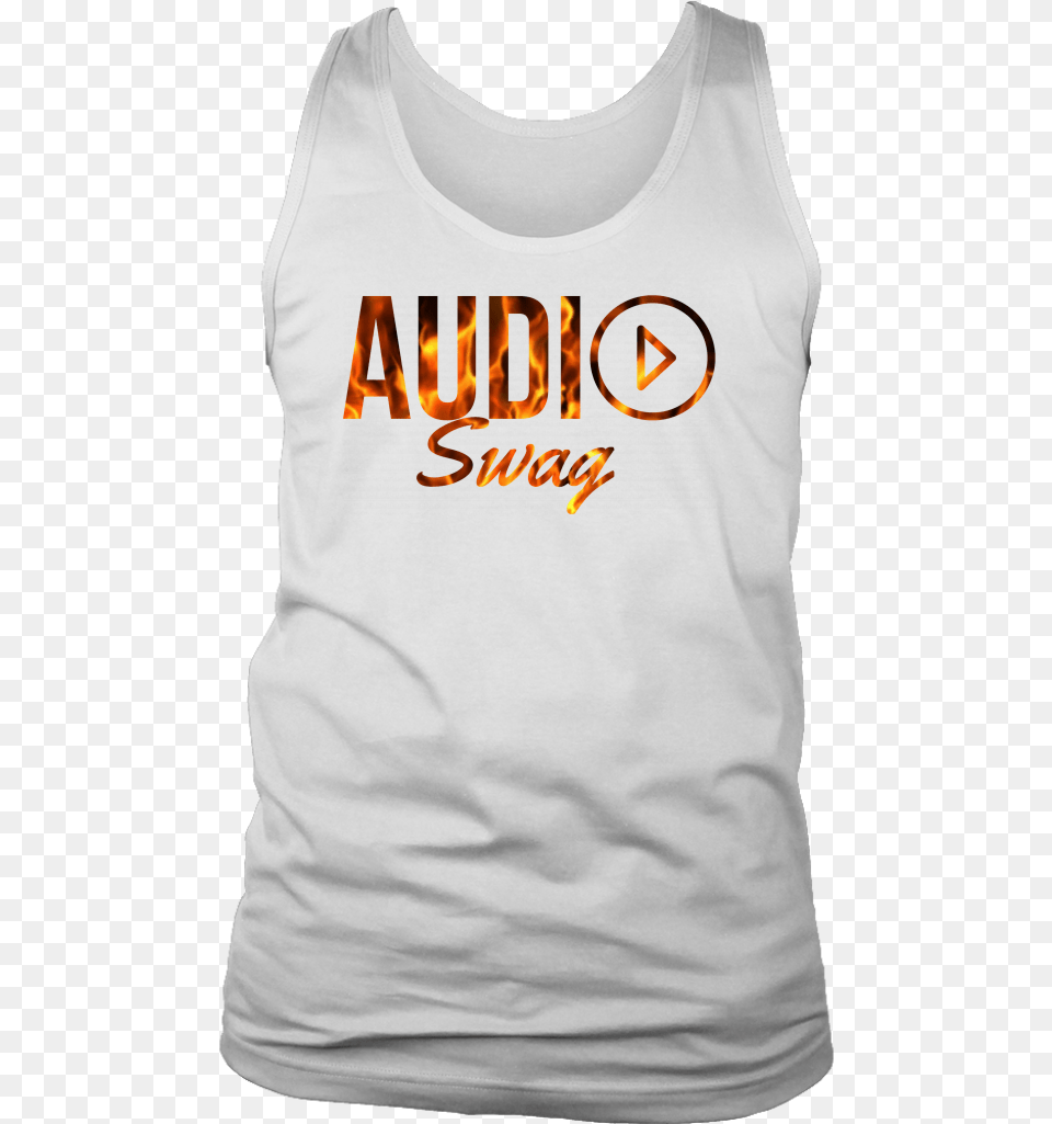 Audio Swag Fire Logo Mens Tank Top Active Tank, Clothing, Tank Top, Adult, Male Free Transparent Png