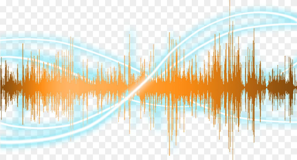 Audio Wave Clipart Wave Sound Reflection, Light, Art, Graphics, Lighting Free Transparent Png