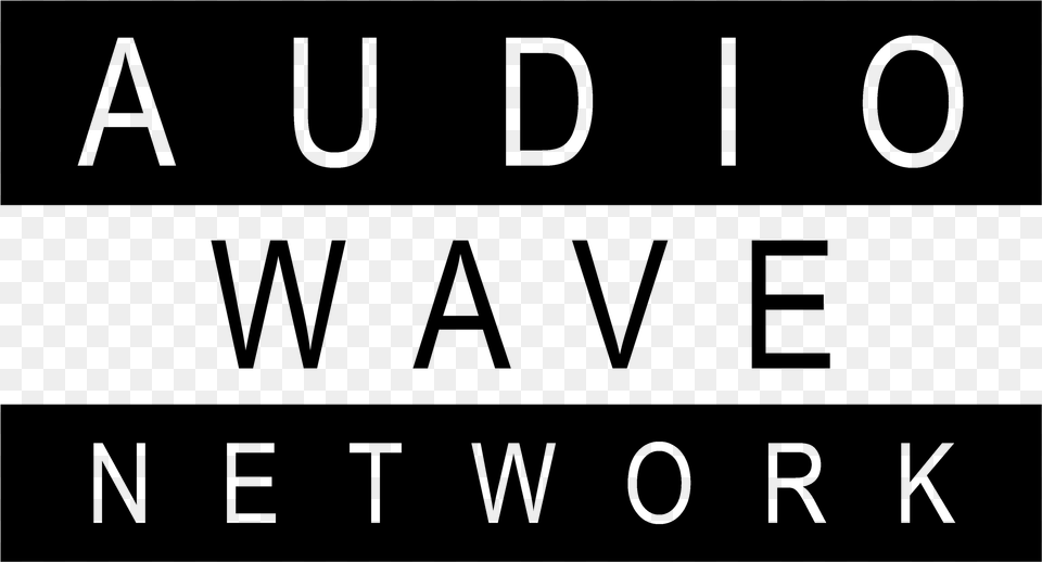 Audio Wave Network Black And White, Gray Free Png Download