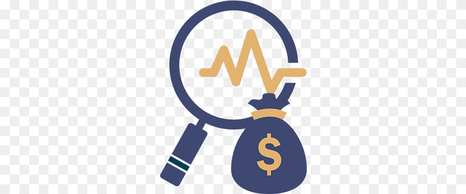 Audit Money Bag, Person, Magnifying Free Png